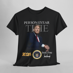 Trump Time Magazine Person Year 2024 T-Shirt Signature T-Shirt Trump Time V4