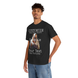 Print On Demand, completely customize your shirt! Upload pictures and text.