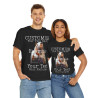 Print On Demand, completely customize your shirt! Upload pictures and text.