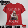 Print On Demand, completely customize your shirt! Upload pictures and text.