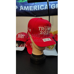 Trump 2028 Hat Cap RED 45 - 47 Made In USA Flag Trump 2028 Hat Cap MAGA USA 2028