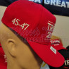 Trump 2028 Hat Cap RED 45 - 47 Made In USA Flag Trump 2028 Hat Cap MAGA USA 2028