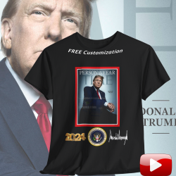 Trump Time Magazine Person Year 2024 T-Shirt Signature T-Shirt Trump Time V2