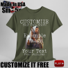 Print On Demand, completely customize your shirt! Upload pictures and text.