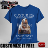 Print On Demand, completely customize your shirt! Upload pictures and text.