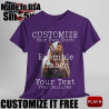 Print On Demand, completely customize your shirt! Upload pictures and text.