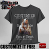 Print On Demand, completely customize your shirt! Upload pictures and text.
