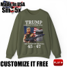 Trump Elected President 2024 Take Out The Trash Punisher Rambo 45 47 SweatShirt