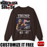 Trump Elected President 2024 Take Out The Trash Punisher Rambo 45 47 SweatShirt