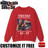 Trump Elected President 2024 Take Out The Trash Punisher Rambo 45 47 SweatShirt
