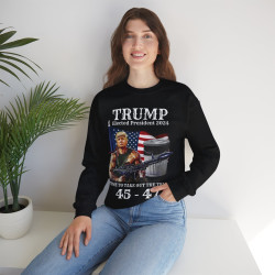 Trump Elected President 2024 Take Out The Trash Punisher Rambo 45 47 SweatShirt