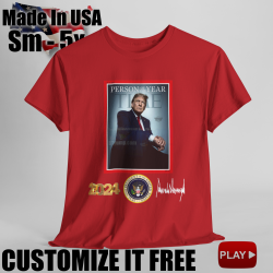 Trump Time Magazine Person Year 2024 T-Shirt Signature T-Shirt Trump Time V2
