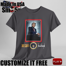 Trump Time Magazine Person Year 2024 T-Shirt Signature T-Shirt Trump Time V2